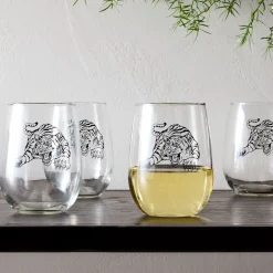 West Elm Counter Couture Stemless Wine Glass Sets