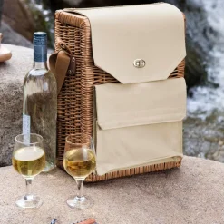 West Elm Country Canvas Wine Bag (4 Piece Set)