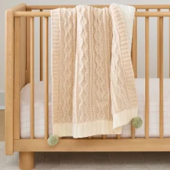Kids West Elm Cozy Cable Knit Baby Blanket