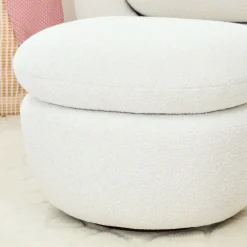 Kids West Elm Cozy Swivel Glider Ottoman