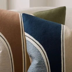 West Elm Crewel Outlined Shapes