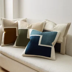 West Elm Crewel Stacked Shapes