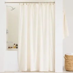 West Elm Crinkle Shower Curtain