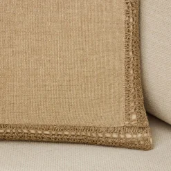 West Elm Crocheted Jute Border
