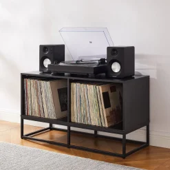 West Elm Crosley Enzo Record Storage Media Console (40"–60")