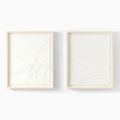 West Elm Crossed Paths Framed Wall Art