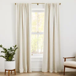 West Elm Crossweave Blackout Curtain