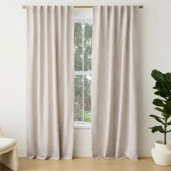West Elm Crossweave Blackout Curtain