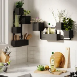 West Elm Cubiko Wall Planter