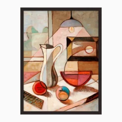 West Elm Cubist Still Life Framed Wall Art