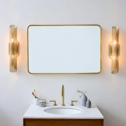 West Elm Curl Perforated 2-Light Sconce
