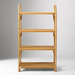 Kids West Elm Curved Rattan Tall Shelf (33")