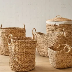 West Elm Curved Seagrass Baskets
