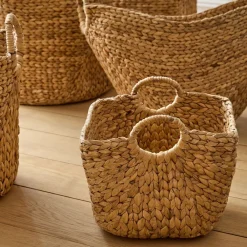 West Elm Curved Seagrass Baskets