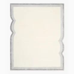 West Elm Curves Scalloped Rug