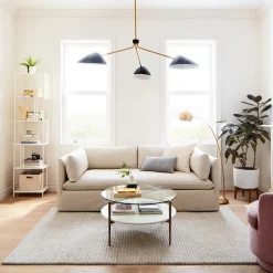 West Elm Curvilinear Mid-Century Chandelier (55")