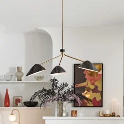 West Elm Curvilinear Mid-Century Chandelier (55")