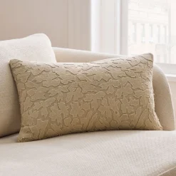 West Elm Cut Floral Pillow Cover