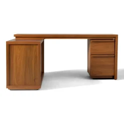 West Elm Cutler L-Shaped Desk (68") & File Cabinet (16") Set