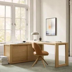 West Elm Cutler L-Shaped Storage Desk (68")