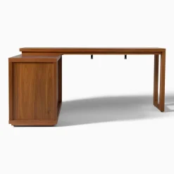 West Elm Cutler L-Shaped Storage Desk (68")