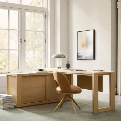 West Elm Cutler L-Shaped Storage Desk (68")