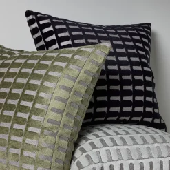 West Elm Cut Velvet Archways Pillow Cover