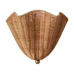 West Elm Cynda Rattan Sconce (12.5")