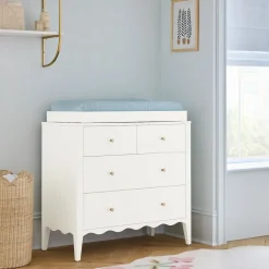 Kids West Elm Daisy Narrow Dresser with Removable Topper (36")