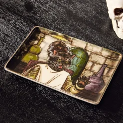 West Elm Dapper Animal Halloween Trinket Tray