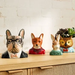 West Elm Dapper Animal Planters