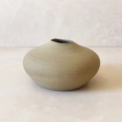 West Elm D:Ceramics Raw Brown Vase