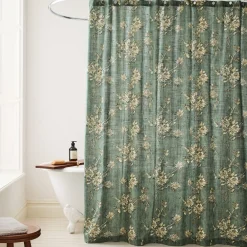 West Elm Deco Blossom Shower Curtain