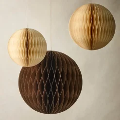 West Elm Decorative Paper Ball Objects