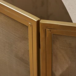 West Elm Deco Tri-Fold Fireplace Screen