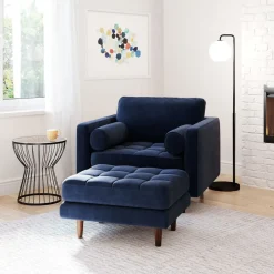 West Elm Dennes Ottoman