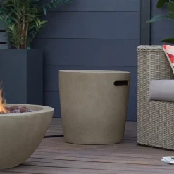 West Elm Denzel Round Propane Tank Cover (20")