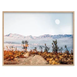 West Elm Desert Super Moon Framed Wall Art by Minted for
