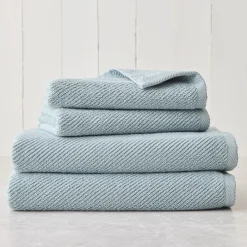 West Elm Diagonal Ribbed Towels