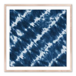 West Elm Diagonal Tie-Dye Framed Wall Art