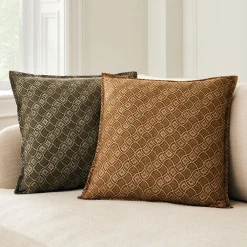 West Elm Diamond Floral Lattice