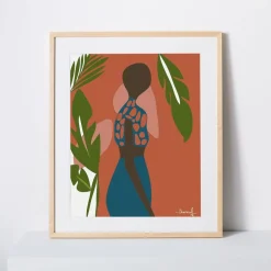 West Elm Diarrablu Print - Dokhantu