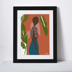 West Elm Diarrablu Print - Dokhantu