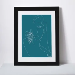 West Elm Diarrablu Print - Le Bijou