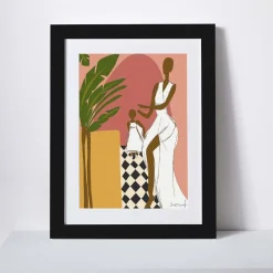West Elm Diarrablu Print - Maman