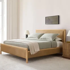 West Elm Diego Leather Bed