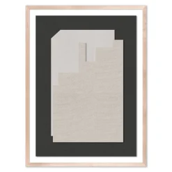 West Elm Dimensional Abstract VII Framed Wall Art by Coup d'Esprit