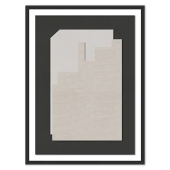 West Elm Dimensional Abstract VII Framed Wall Art by Coup d'Esprit