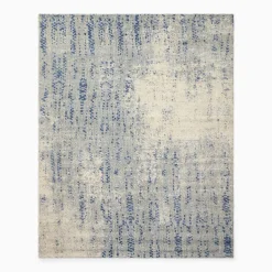 West Elm Distressed Foliage Rug