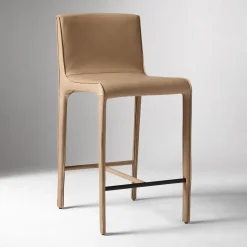 West Elm Dolores Leather Bar & Counter Stools